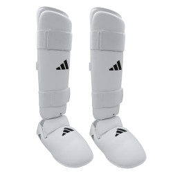 Protège tibia-pieds blanc adidas