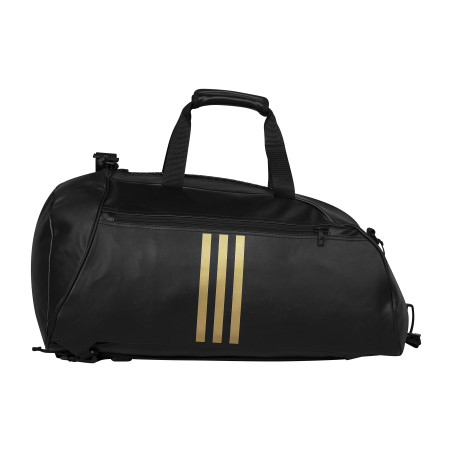Sac "2 en 1" adidas noir/or convertible en sac à dos grâce à deux bretelles amovibles
