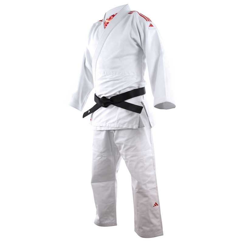 Kimono de judo QUEST bandes rouges adidas