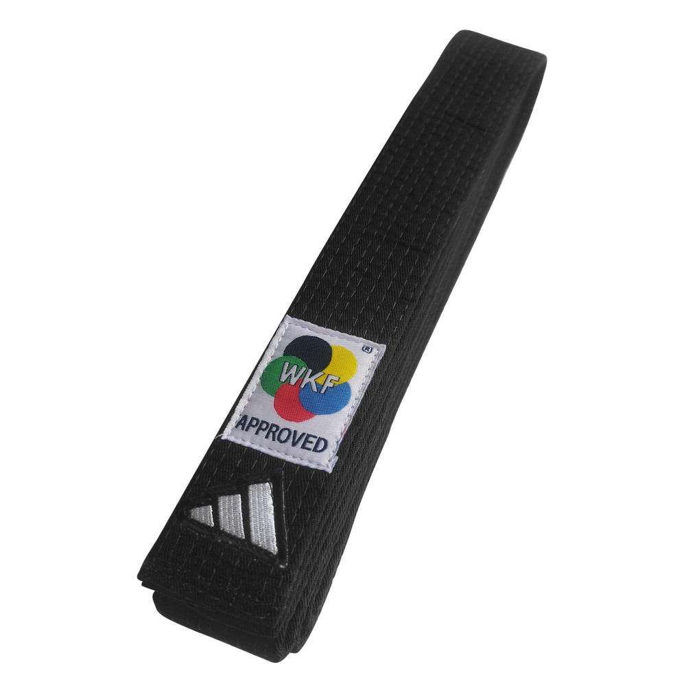 Ceinture de Karaté noire WKF adidas