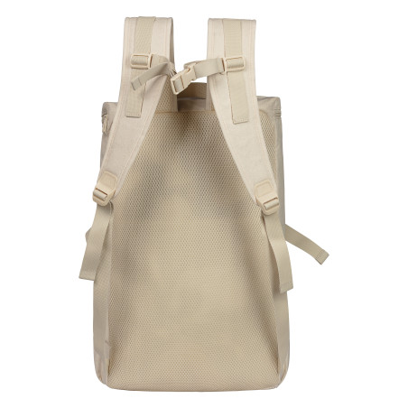 Bretelles sac de sport adidas - couleur natural beige/ logo vert