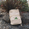 Sac de sport adidas - couleur natural beige/ logo vert