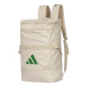 Sac de sport adidas - couleur natural beige/ logo vert