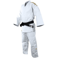 Kimono de judo Millenium avec bandes de couleurs adidas