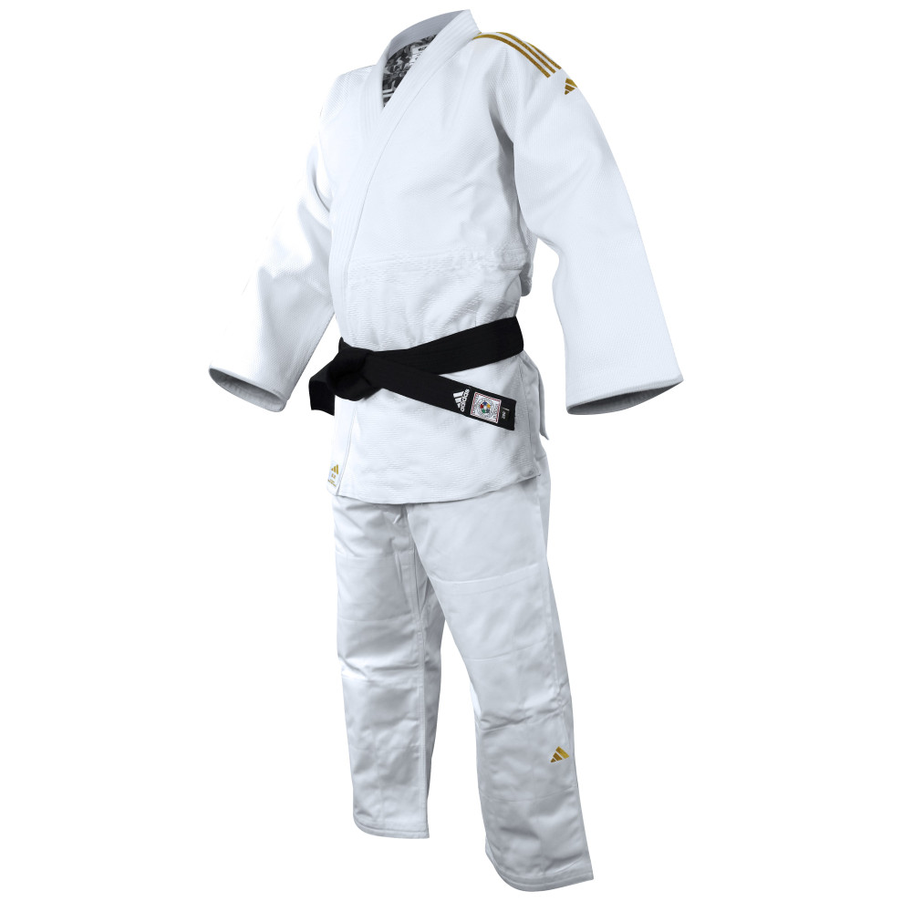 Kimono de judo Millenium avec bandes de couleurs adidas