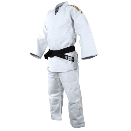 Kimono de judo Millenium avec bandes de couleurs adidas