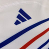 Logo adidas performance Rashguard d'entraînement mixte blanc bandes bleu/blanc/rouge