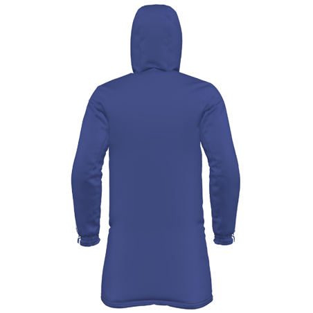 Parka Longue bleue adidas  vue de dos