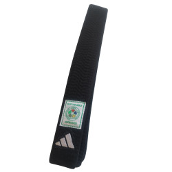 Ceinture de judo NOIRE IJF...