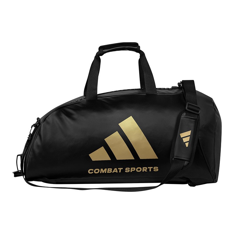 Sac "2 en 1" adidas noir/or convertible en sac à dos grâce à deux bretelles amovibles