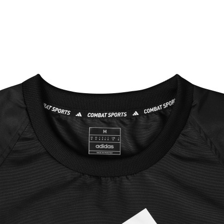 col, poignés et ceinture élastiqués sur la tenue de Sudation adidas totalement imperméable