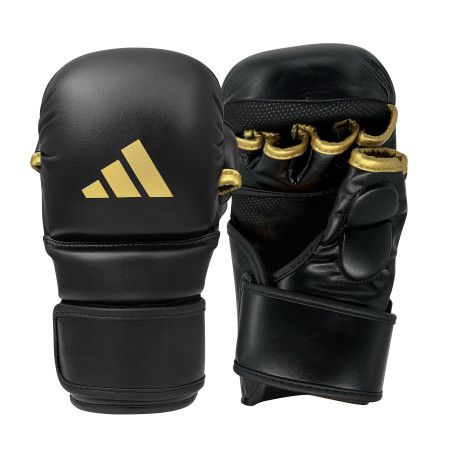 mitaines MMA noir/or pour entrainement intensif