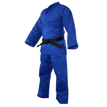 Kimono de judo bleu CHAMPION III IJF Sans Bandes Adidas