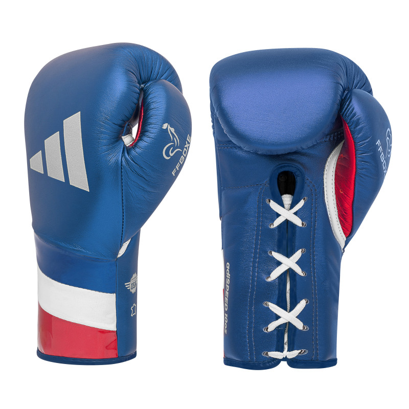 Gants de Boxe Speed 500 à lacets FFBOXE adidas