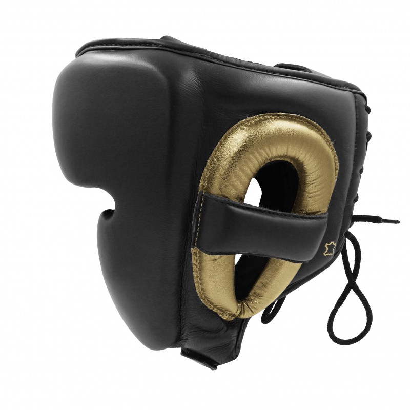Casque De Boxe MMA Pour Entraînement - Protection Visage Et Oreilles - Taille Adulte (tour De Tête 58-66 Cm) - Noir/rouge/bleu