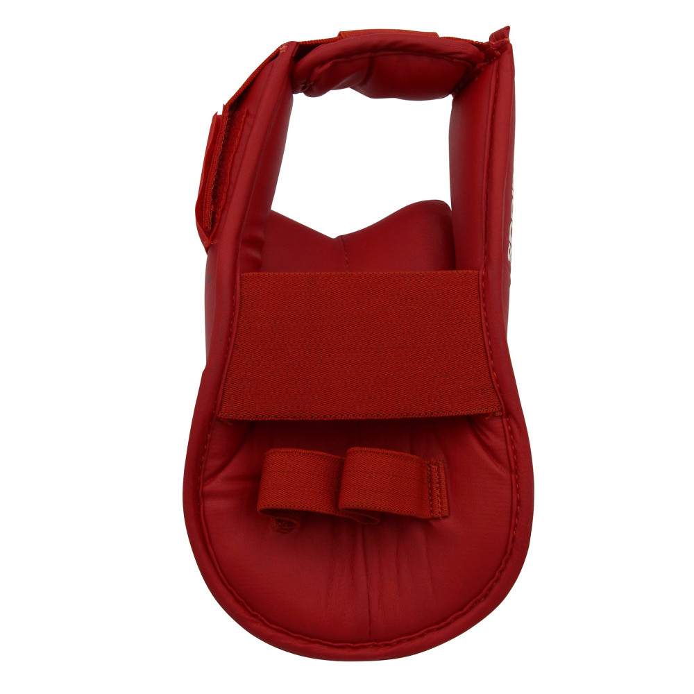 Dessous du protège-pied rouge karaté adidas approuvé WKF
