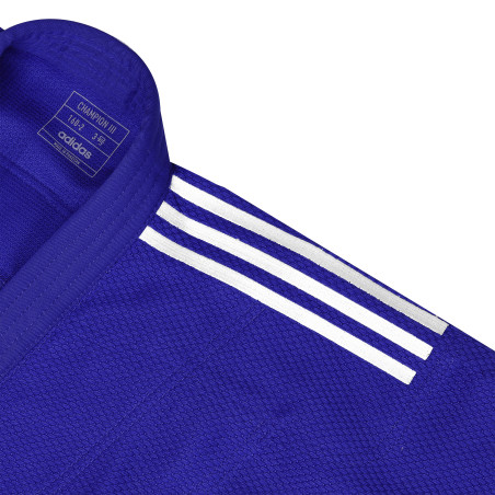 Kimono de judo bleu CHAMPION III IJF adidas