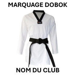 MARQUAGE DOBOK : NOM DU CLUB
