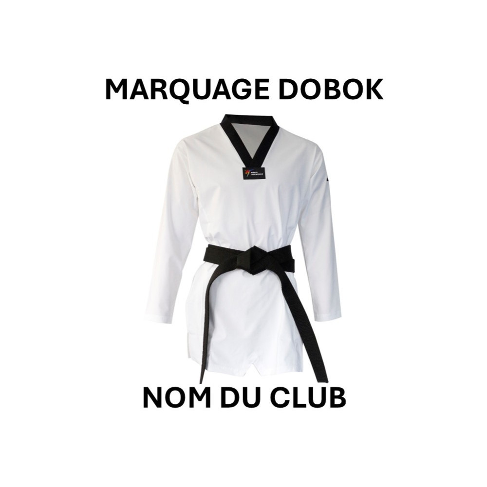 MARQUAGE DOBOK : NOM DU CLUB