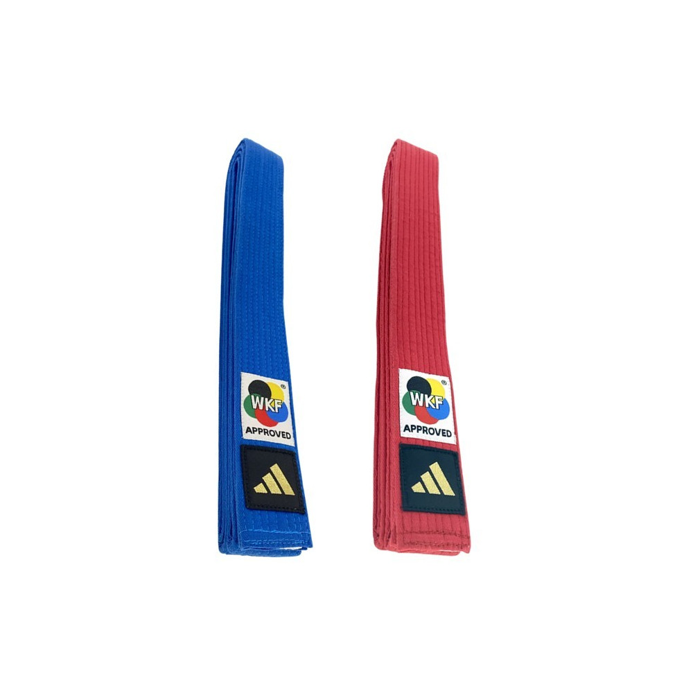 Ceinture de karaté Adidas pour kata, homologuée WKF