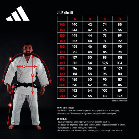 Kimono de judo bleu CHAMPION III IJF adidas