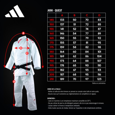 Kimono de judo QUEST MyGi adidas