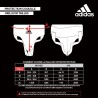 Guide des tailles coquille blanche anatomique adidas pour homme