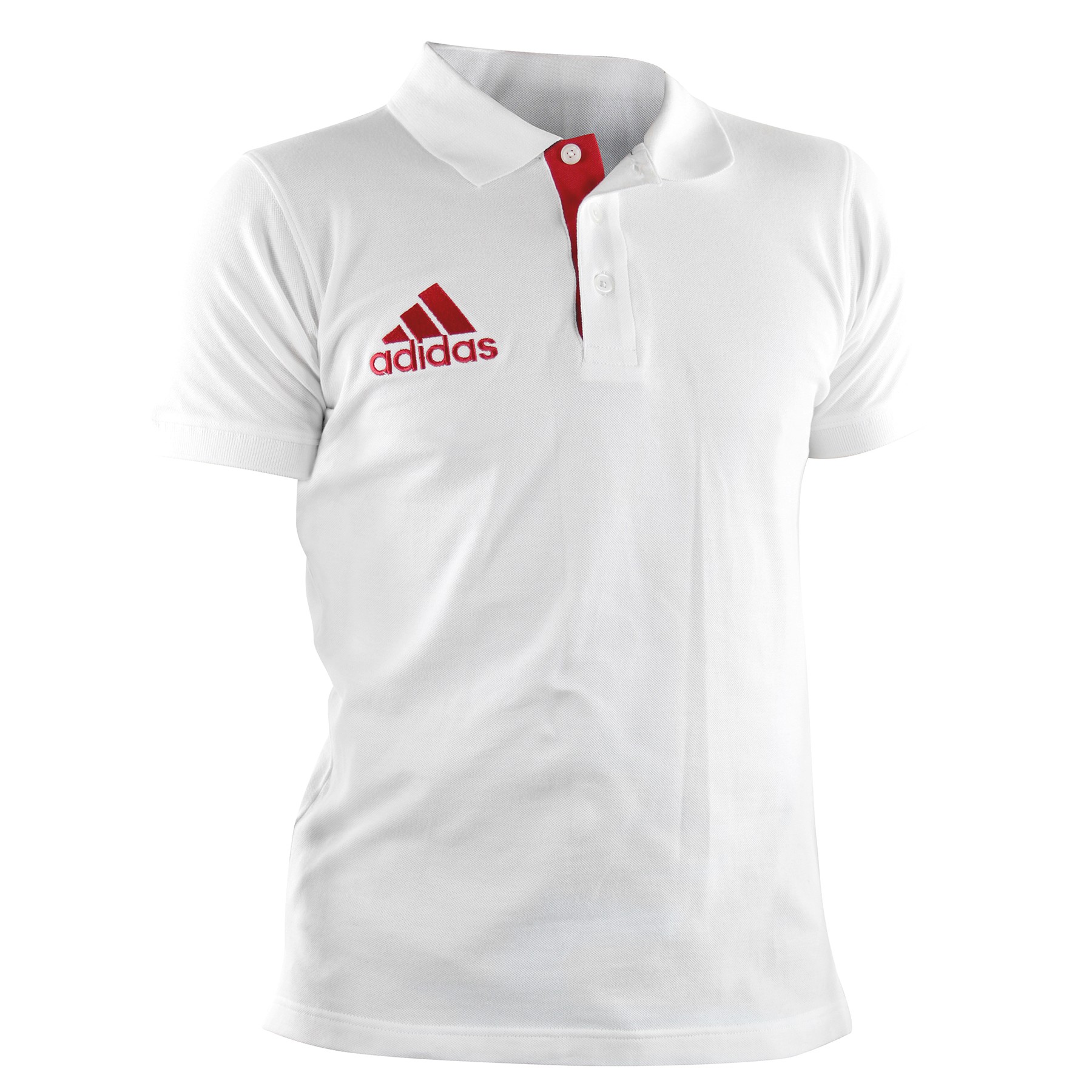 polo adidas blanc