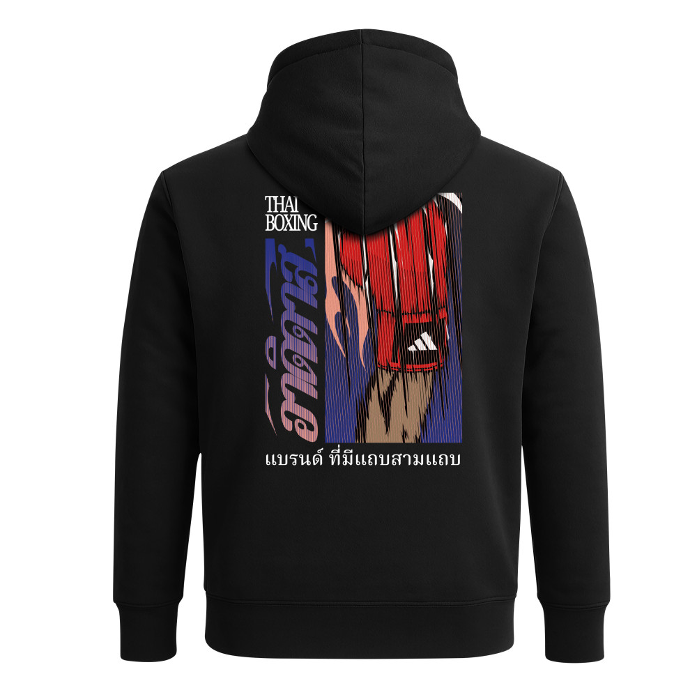 Sweat Graphic Line Boxe Thaï Noir adidas