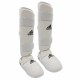 Protège tibia et pieds adidas blanc