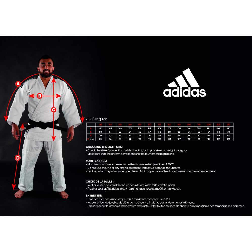 Kimono adidas bleu clearance