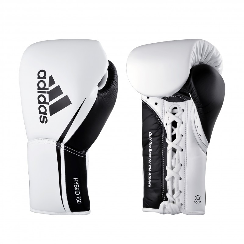 Gants de Boxe PRO GLORY Noir/Blanc Adidas - ®