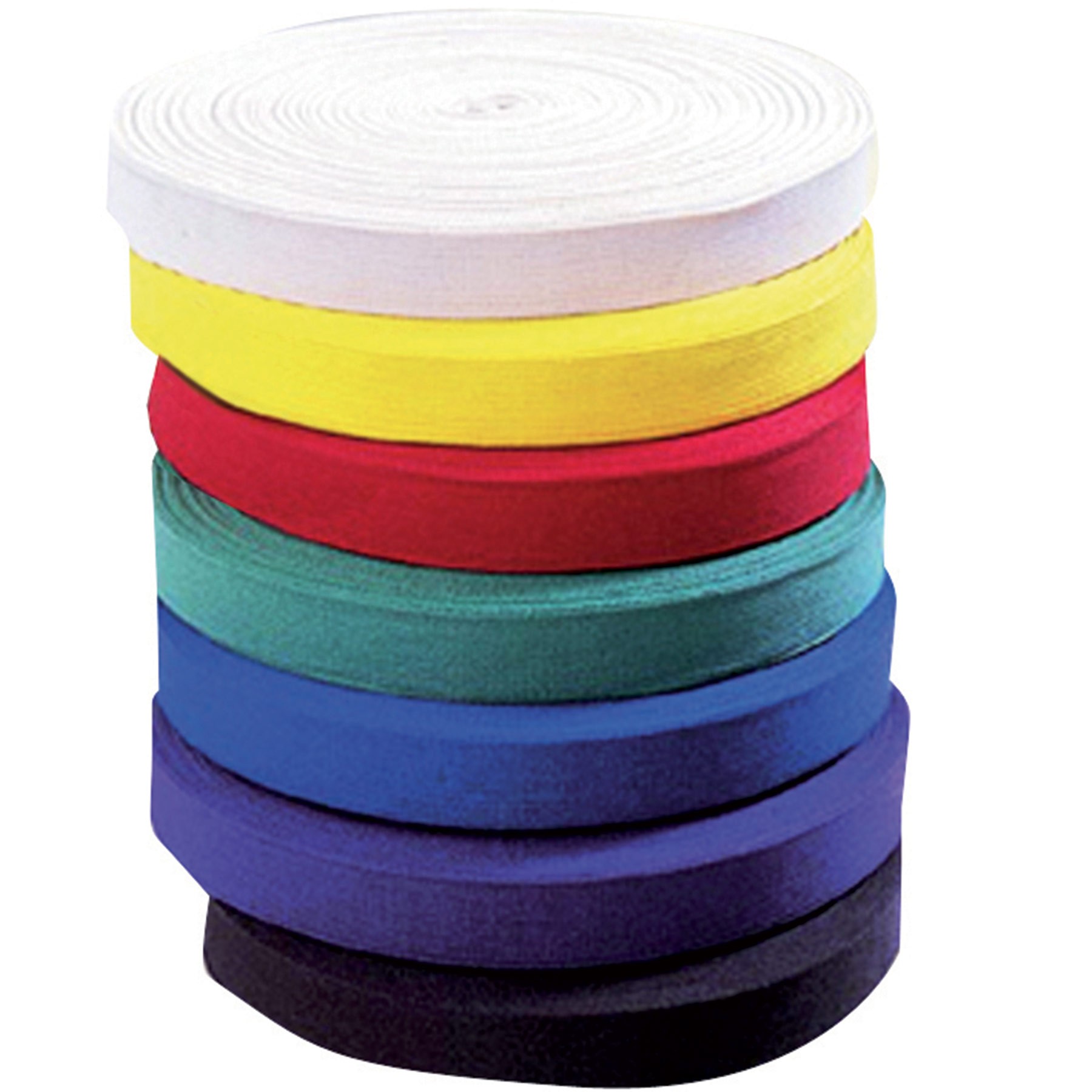 Rouleaux ceinture Judo 50 metres couleurs au choix 